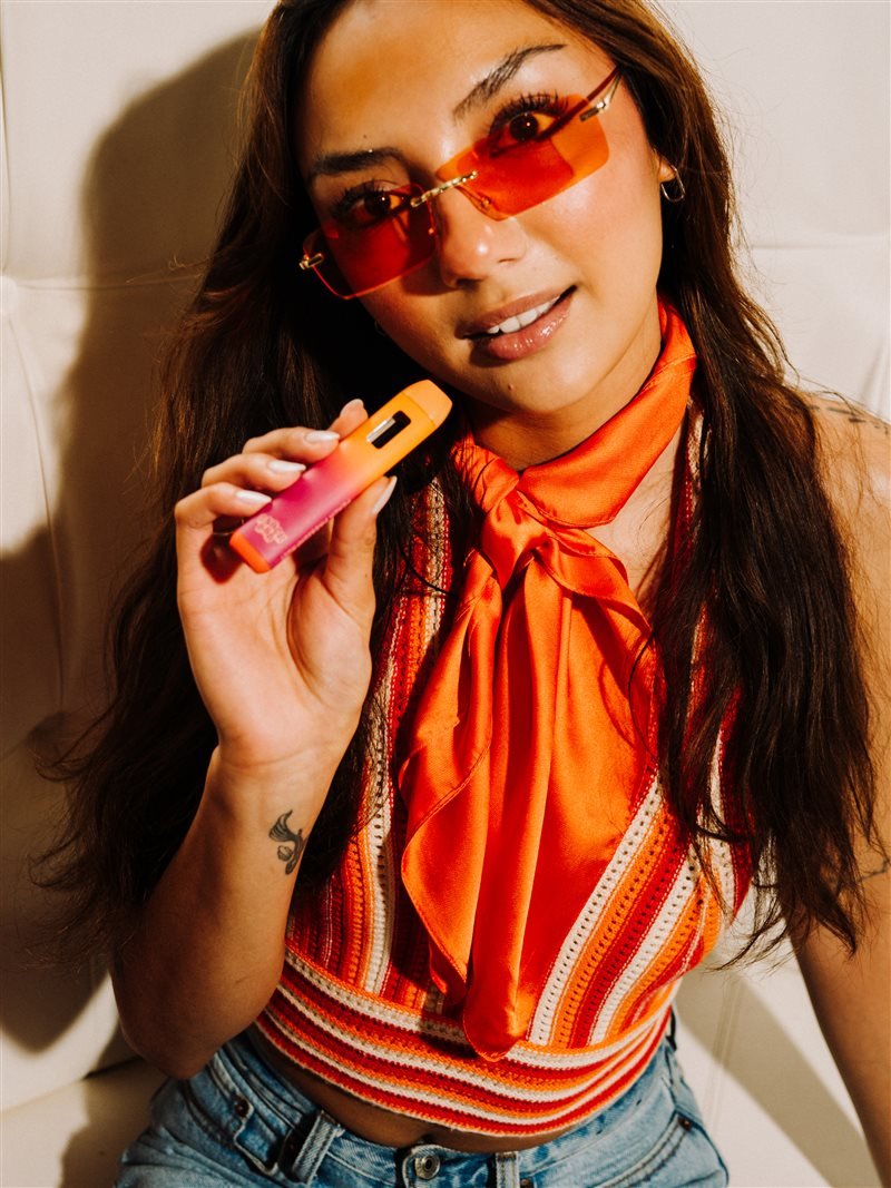 Janet R. Lynch using a SNACKBAR vape